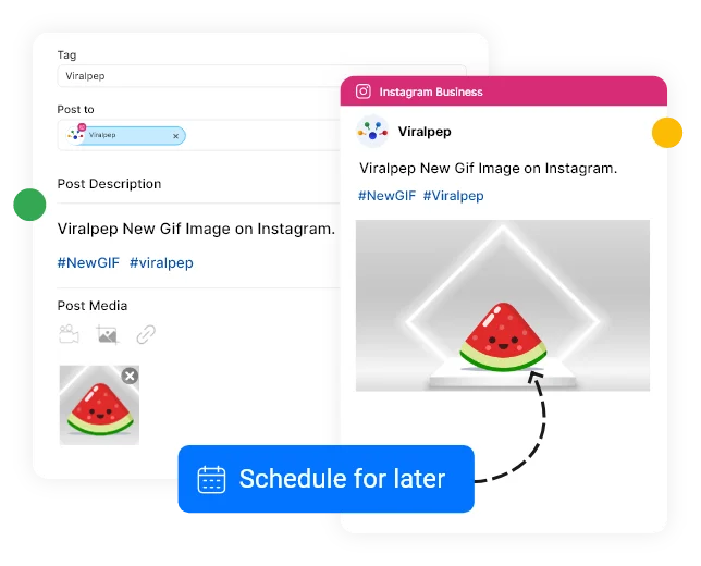 multimedia instagram scheduling tool